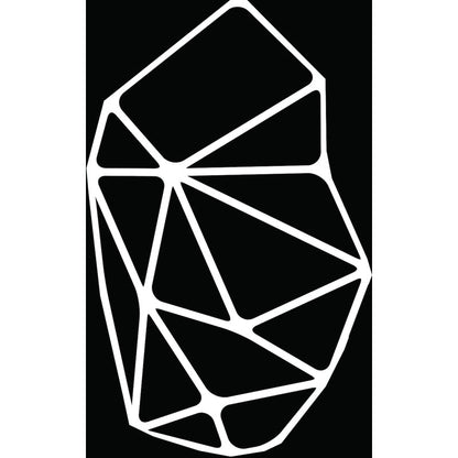 Skorter | Black and White Bedroom Carpet Contemporary Geometric Pattern Rug Leather Pet Friendly Non-Slip Area Rug