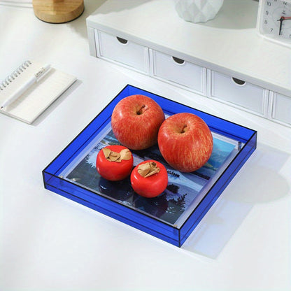 Skorter | Elegant Acrylic Picture Frame - Transparent Minimalist Design for Wall Art and Posters, 25x25cm Table Display, No Inserts Included