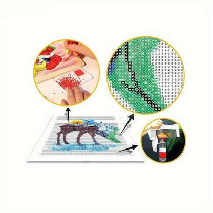 Skorter | DIY Diamond Painting Set - 80x40cm Tiger & Lion Design