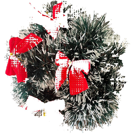 Skorter | LumaTinsel LED Julgirlang – Set med 2 trådlösa metalliska ljusslingor med varmt ljus 