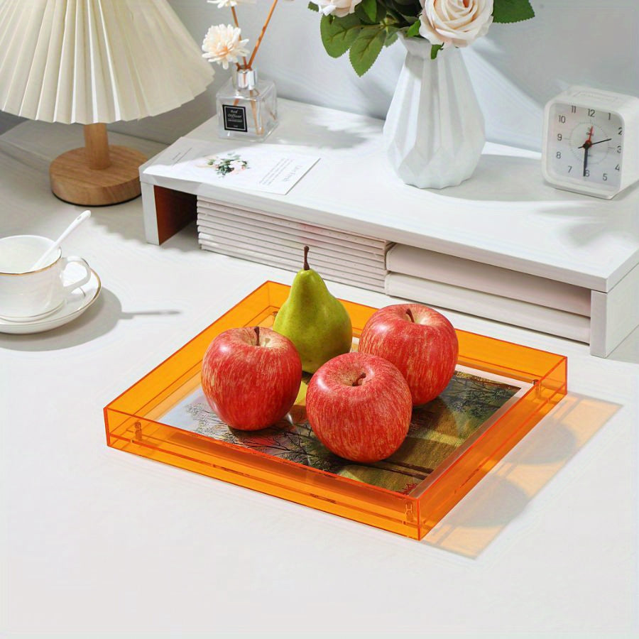 Skorter | 1 pcs Vertical Acrylic Picture Box - Transparent Double-sided Picture Frame in Art Deco Style, Suitable for Wall and Table Decoration