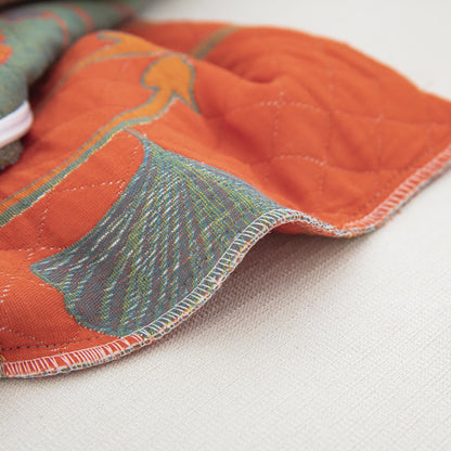 Skorter | Cotton Gauze Jacquard Ginkgo Leaf Pillowcases(2PCS)