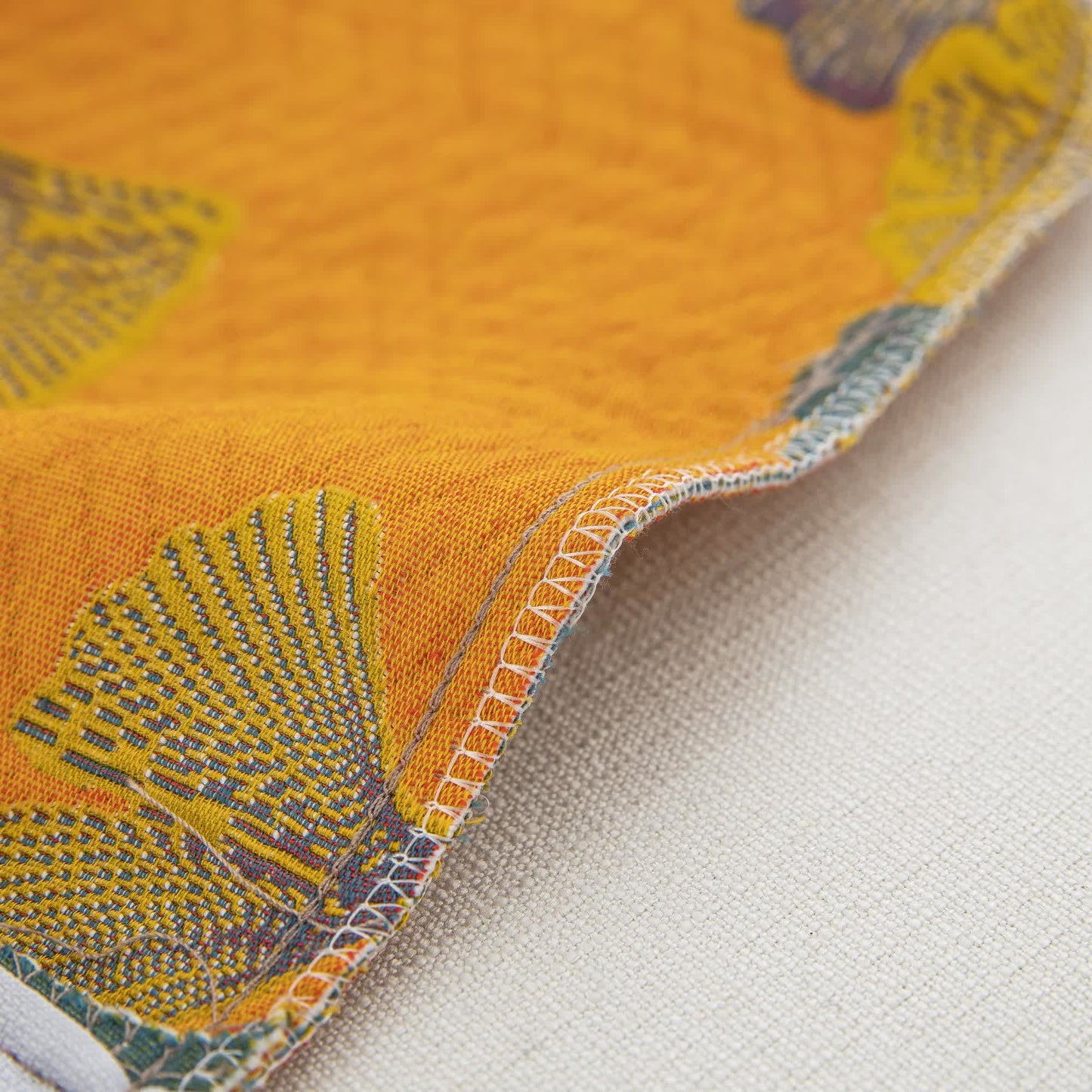 Skorter | Cotton Gauze Jacquard Ginkgo Leaf Pillowcases(2PCS)