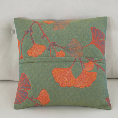 Skorter | Cotton Gauze Jacquard Ginkgo Leaf Pillowcases(2PCS)
