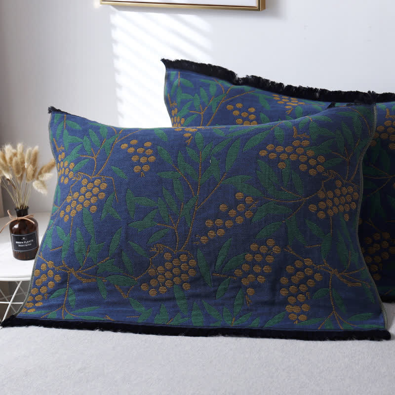 Skorter | Begonia Fruit Cotton Gauze Pillow Towel(2PCS)