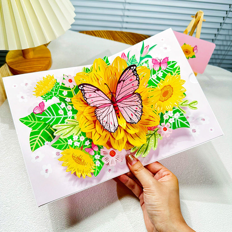 Skorter | Creative 3D paper cut-out card with popup greeting card