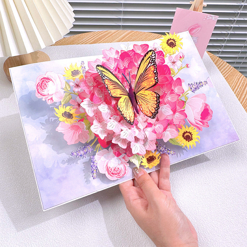 Skorter | Creative 3D paper cut-out card with popup greeting card