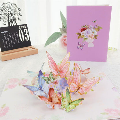 Skorter | Creative 3D paper cut-out card with popup greeting card