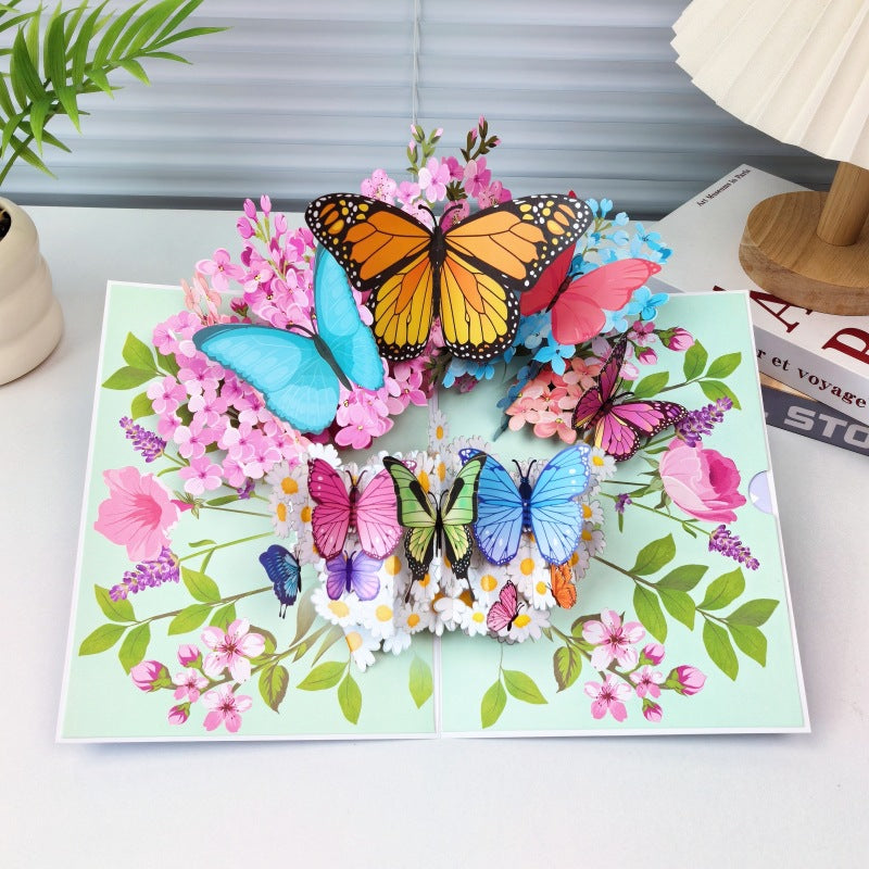 Skorter | Creative 3D paper cut-out card with popup greeting card