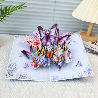 Skorter | Creative 3D paper cut-out card with popup greeting card