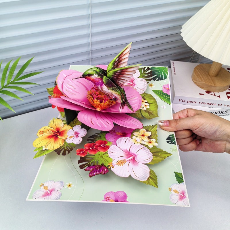 Skorter | Creative 3D paper cut-out card with popup greeting card