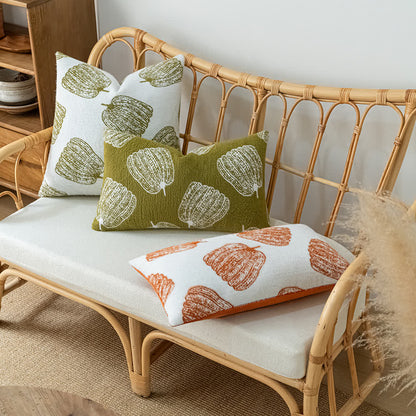 Skorter | Chenille Halloween Festive Pumpkin Pillow Cover