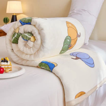 Skorter | Cartoon Pumpkin Cute Bear Flannel Blanket