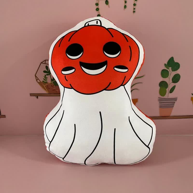 Skorter | Halloween Pumpkin Monster Lumbar Pillow