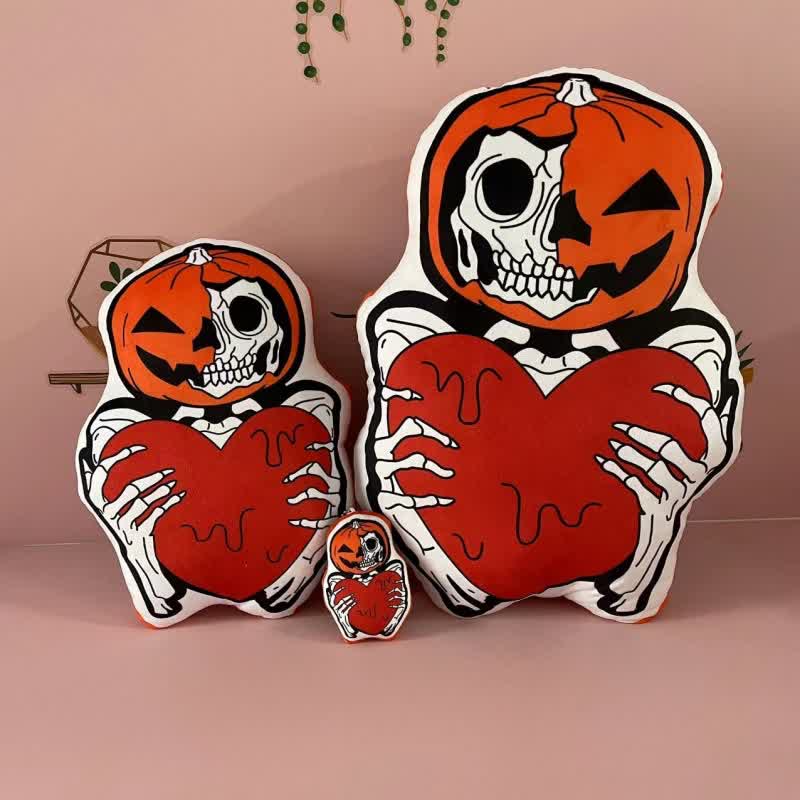 Skorter | Halloween Pumpkin Monster Lumbar Pillow