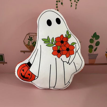 Skorter | Halloween Pumpkin Monster Lumbar Pillow