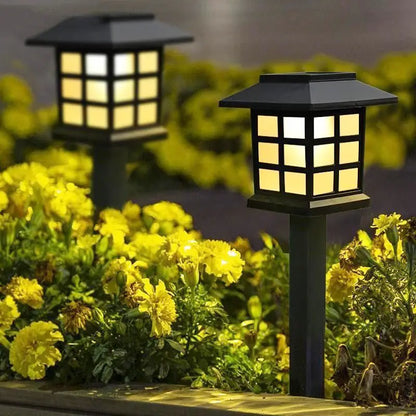 Skorter | Solar Garden Lights in Lantern Style – Waterproof LED Path Lighting for Outdoor Areas