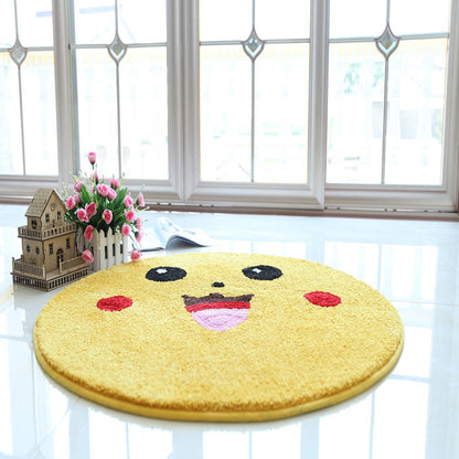 Skorter | Beautiful Pattern Carpet Yellow and Green Kids Carpet Polyester Pet Friendly Washable Area Rug for the Children's Room