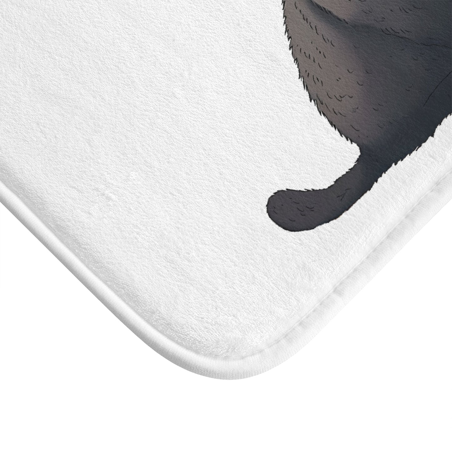 Skorter | Cartoon Black Cat Bath Mat