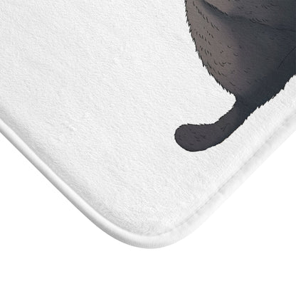 Skorter | Cartoon Black Cat Bath Mat