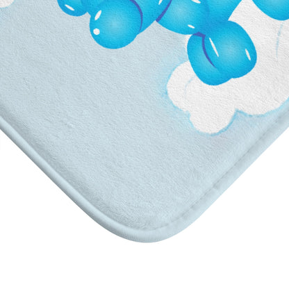 Skorter | Dog on Clouds Bath Mat