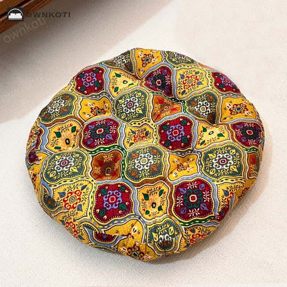 Skorter | Exotic Round-shaped Soft Floor Chair Cushion