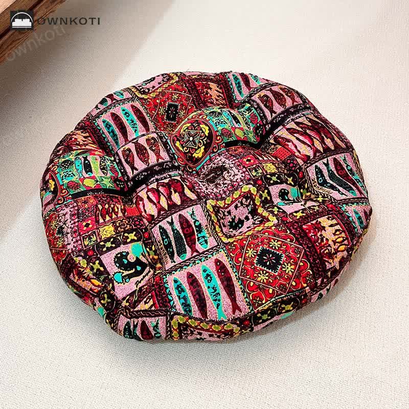 Skorter | Exotic Round-shaped Soft Floor Chair Cushion