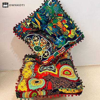 Skorter | Exotic Square-shaped Soft Seating Cushion