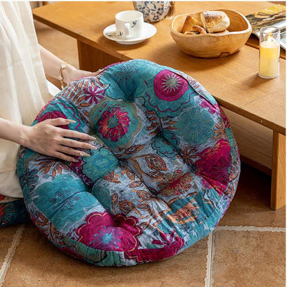 Skorter | Bohemian Floral Decorative Comfy Floor Cushion