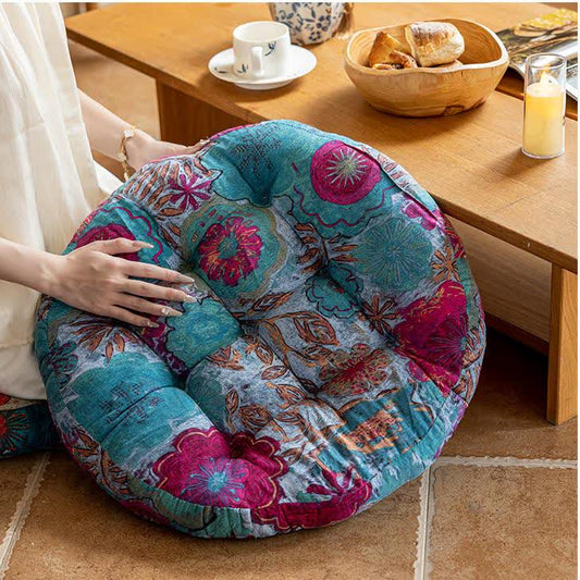 Skorter | Bohemian Floral Decorative Comfy Floor Cushion