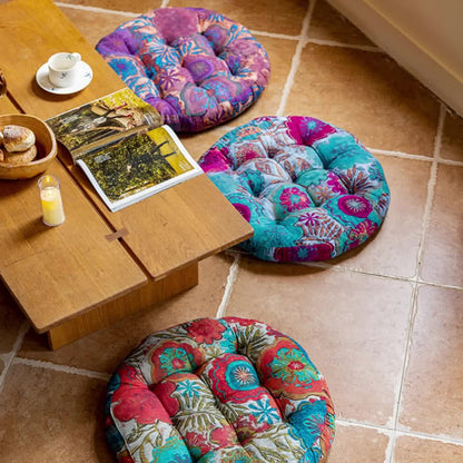 Skorter | Bohemian Floral Decorative Comfy Floor Cushion