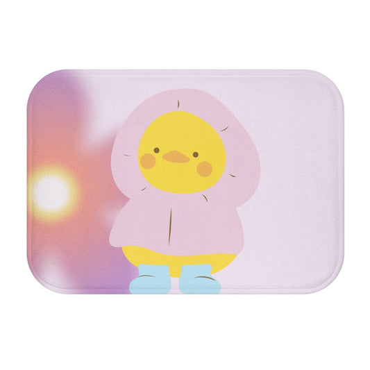 Skorter | Baby Duck in Raincoat Bath Mat