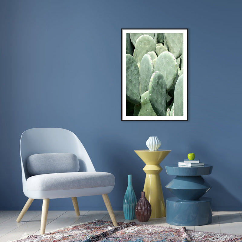 Skorter | Cactus Signs Soft Color Canvas Wall Art Print Texture, Multiple Size Options