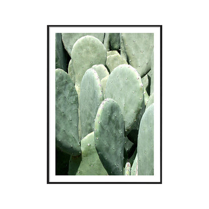 Skorter | Cactus Signs Soft Color Canvas Wall Art Print Texture, Multiple Size Options