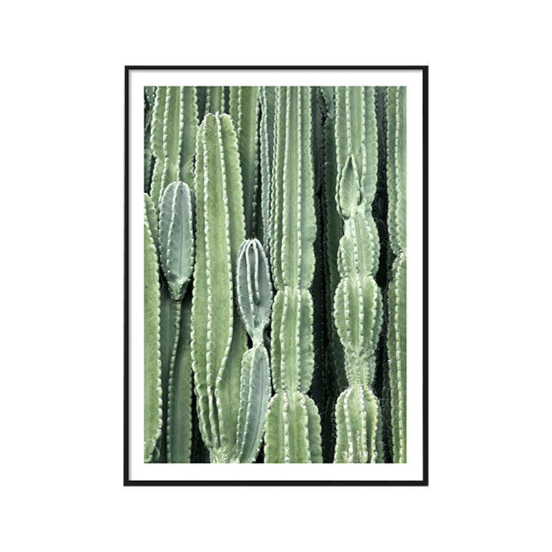 Skorter | Cactus Signs Soft Color Canvas Wall Art Print Texture, Multiple Size Options