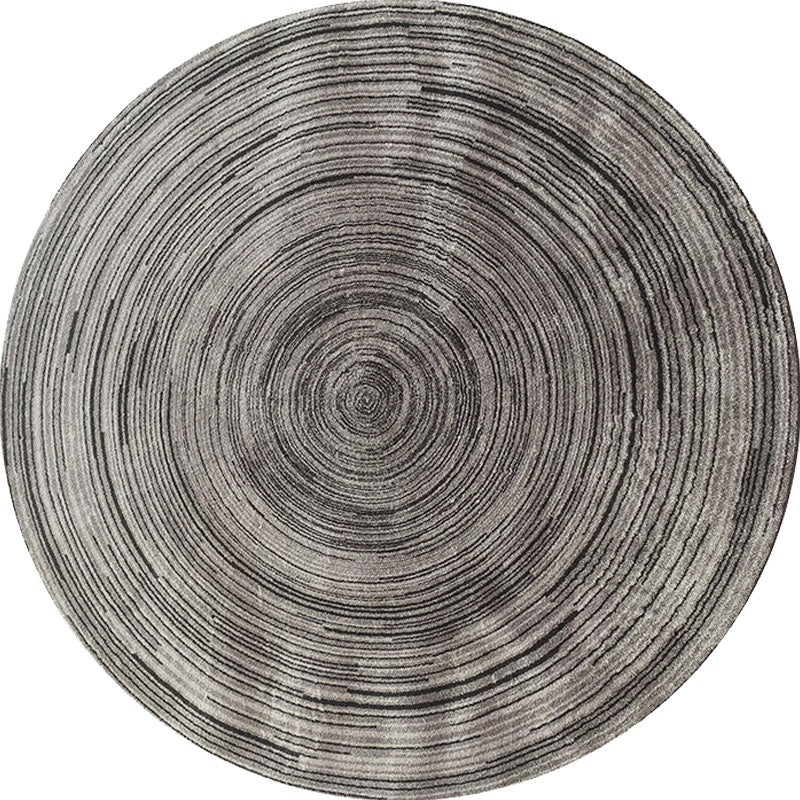 Skorter | Creative Multicolor Modernist Rug Polyester Circle and Brush Stroke Pattern Rug Washable Pet Friendly Non-Slip Rug for the Living Room