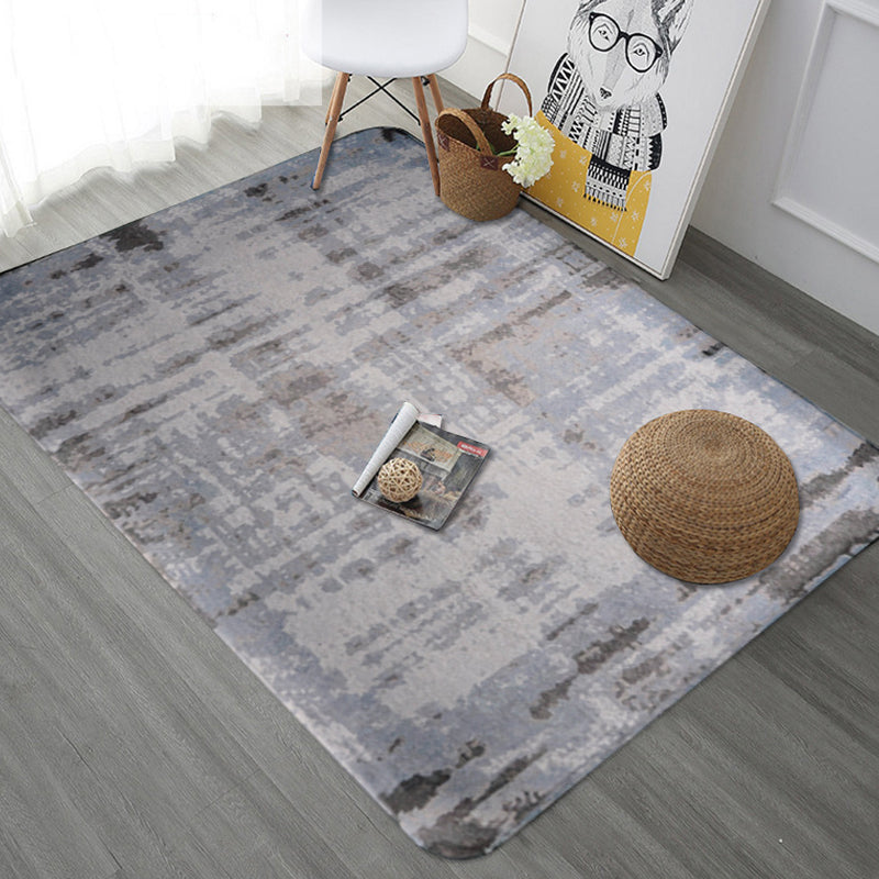 Skorter | Creative abstract rug Multicolor Industrial design rug Polyester Pet-friendly non-slip backing Washable rug for the living room