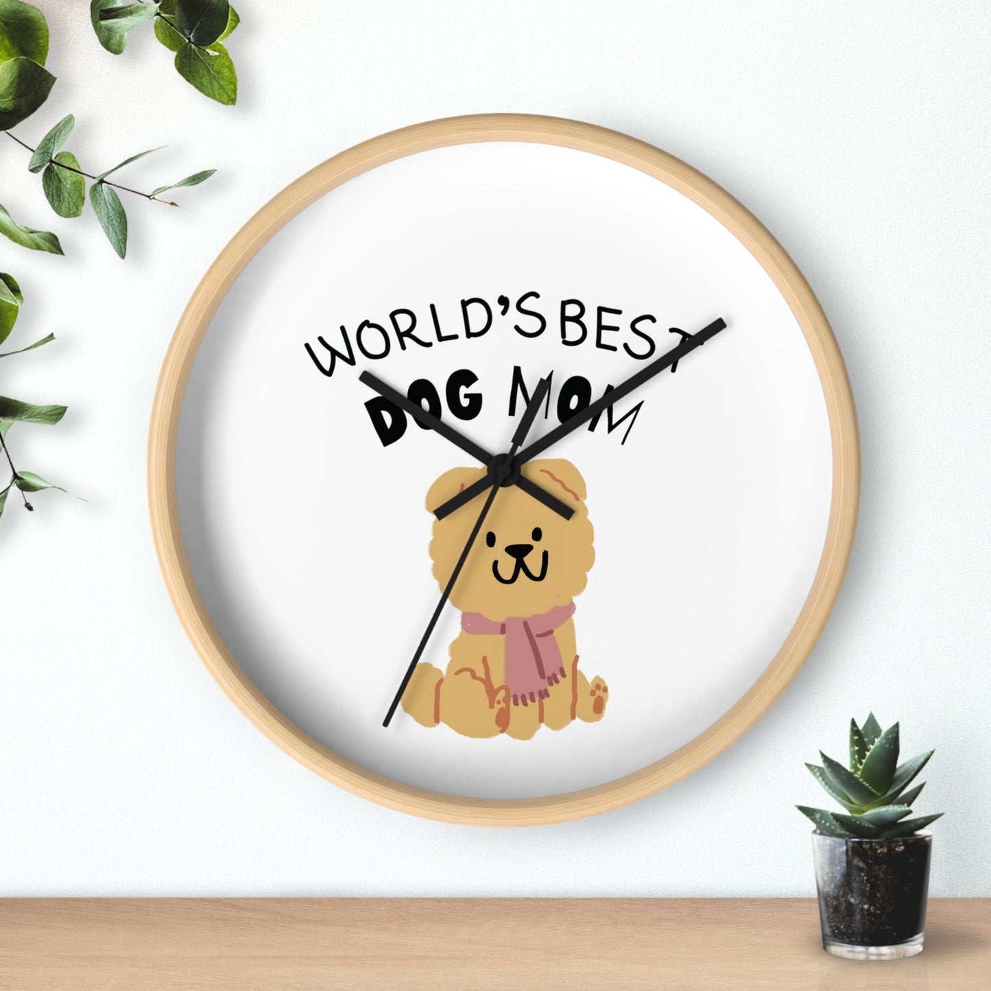 Skorter | Best Dog Mom Wall clock