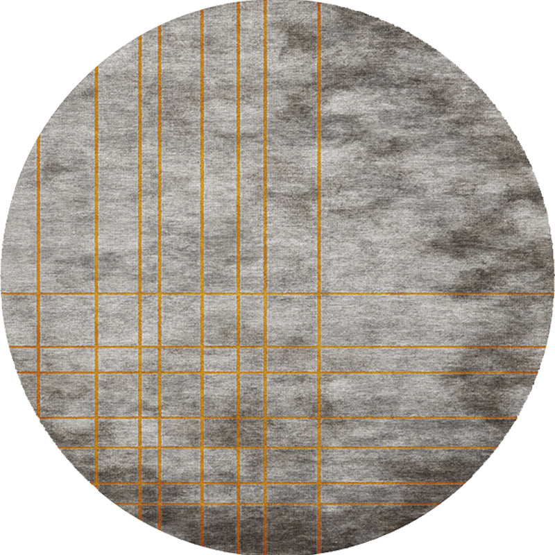 Skorter | Colorful checkered rug Polyester Modern rug Washable Non-slip Pet-friendly area rug for the living room