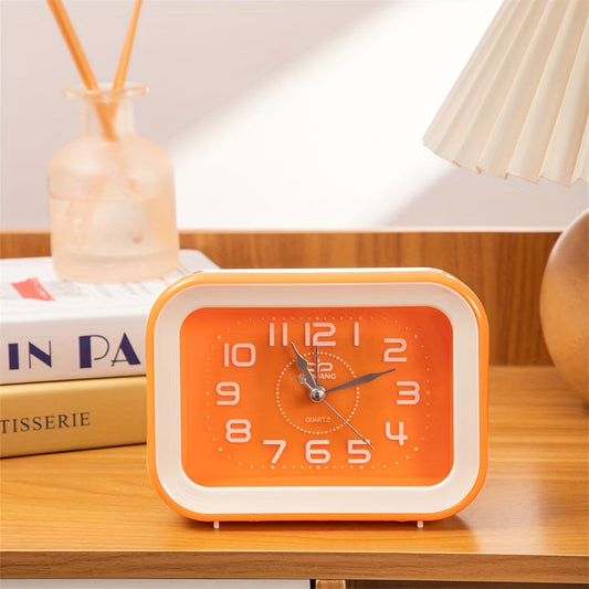 Skorter | TimeCharm - Classic Rectangular Clock with Candy Color Design