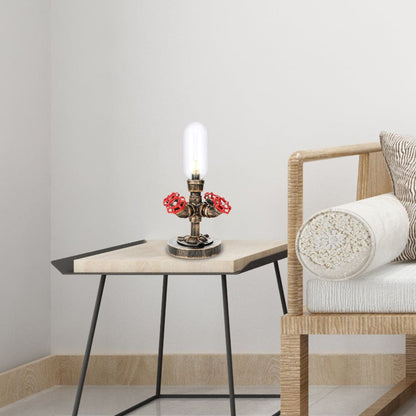 Skorter | RoboGlow - Modern Table Lamp with Industrial Design and Metal Pipe