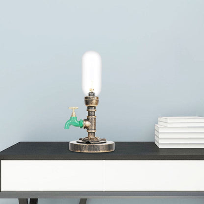 Skorter | RoboGlow - Modern Table Lamp with Industrial Design and Metal Pipe