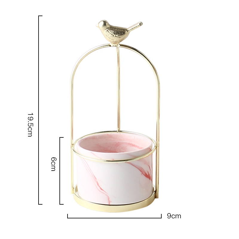Skorter | Flower plant pots with bird design for stylish decoration