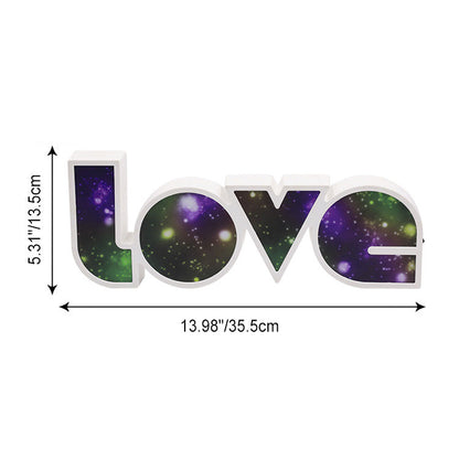 Skorter | Modern Art Deco waterproof PS LOVE letters LED table lamp for the bedroom