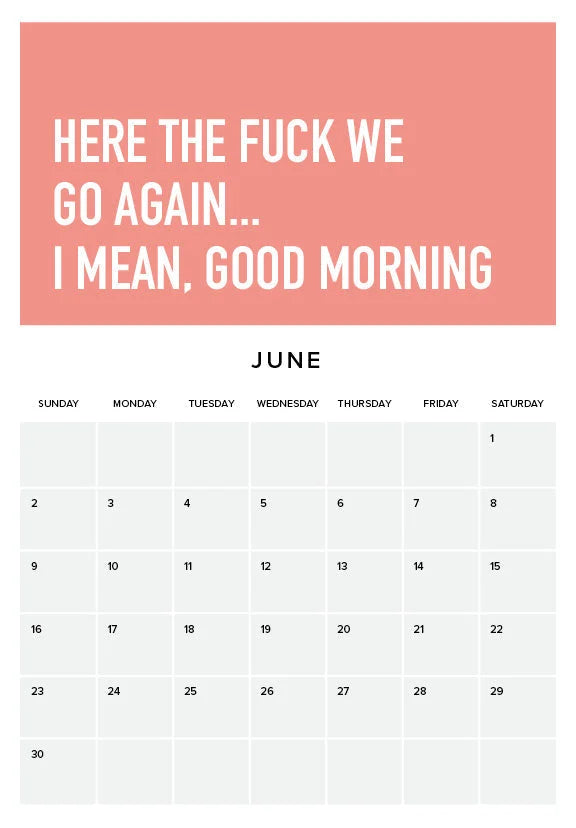skorter | Being an Adult is Hard 2024 Wall Calendar