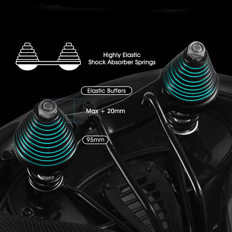 Skorter | ComfortRide Extra Wide Bicycle Seat | Pain-Free Sitting | Ergonomic Saddle for Long Rides