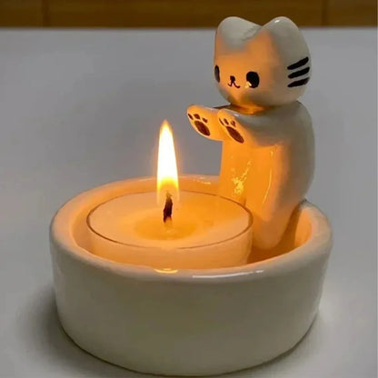 Skorter | Cute Cat Candle Holders