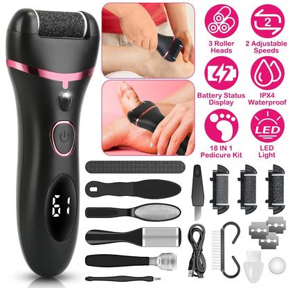 Skorter | 18-in-1 Electric Foot Callus Remover Tool