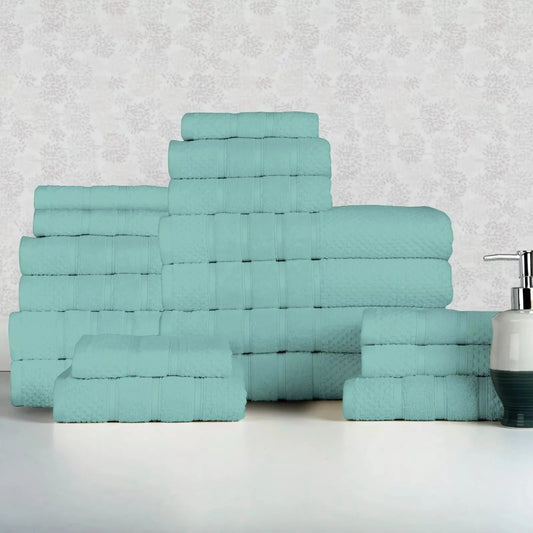 Skorter | 18-piece set: Bibb Home `Egyptian cotton towel set