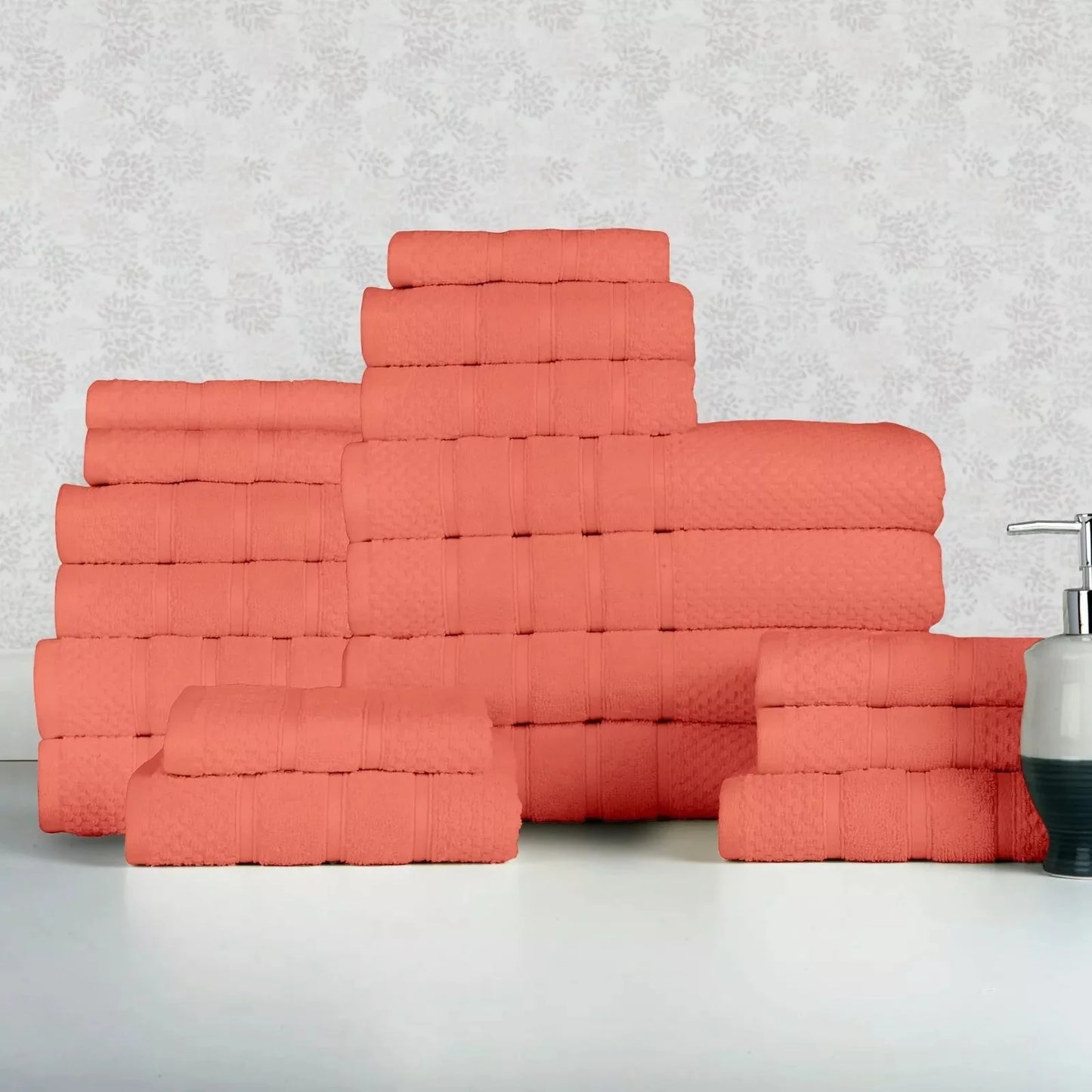 Skorter | 18-piece set: Bibb Home `Egyptian cotton towel set